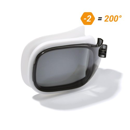 NABAIJI Schwimmbrillen-Glas Stärke -2.00 für Schwimmbrille Selfit Grösse S getönt