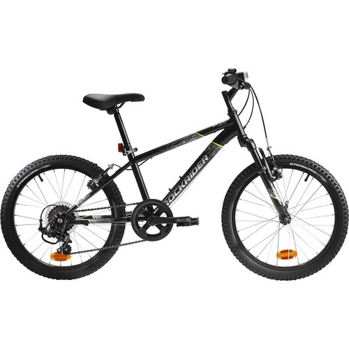 Rockrider Mountainbike Kinderfahrrad 20 Zoll Rockrider ST 500 schwarz