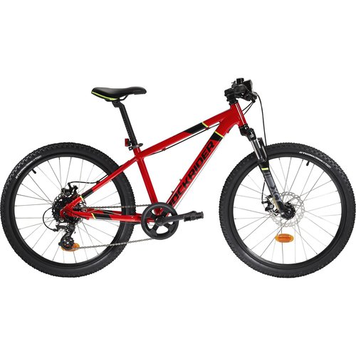 Rockrider Kinderfahrrad Mountainbike 24 Zoll Rockrider ST 900 rot