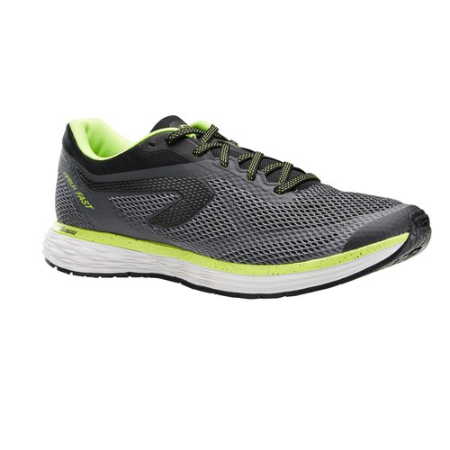 KIPRUN Laufschuhe Kiprun Fast 2 Herren grau/gelb