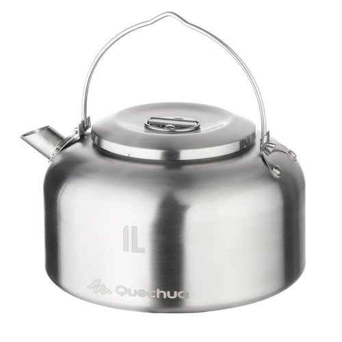 Quechua Wasserkocher 1 l Inox Camping Outdoor - MH500