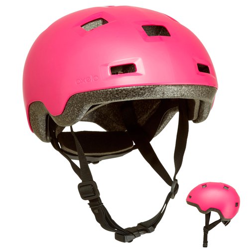 Oxelo Skaterhelm Kinder für Inliner Skateboard Scooter - B100 rosa