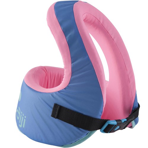 Nabaiji Schwimmlernweste Swimvest+ Schaumstoff 25-35 kg blau/rosa