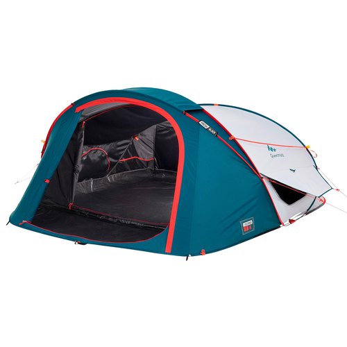 Quechua Wurfzelt XL - 2 Seconds Fresh & Black für 3 Personen