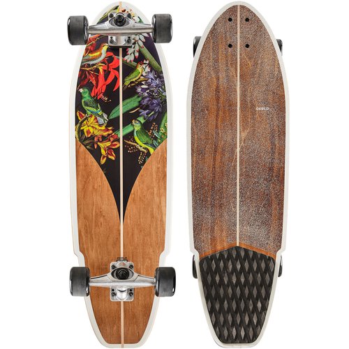 Oxelo Longboard Surfskate Cruising 32" Carve 540 Bird