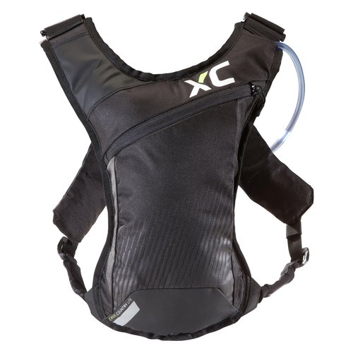 Rockrider Trinkrucksack MTB XC Light 2,5 l / 2 l Wasser schwarz