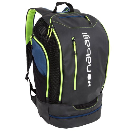 Nabaiji Schwimmrucksack 27L - 900 schwarz/gelb