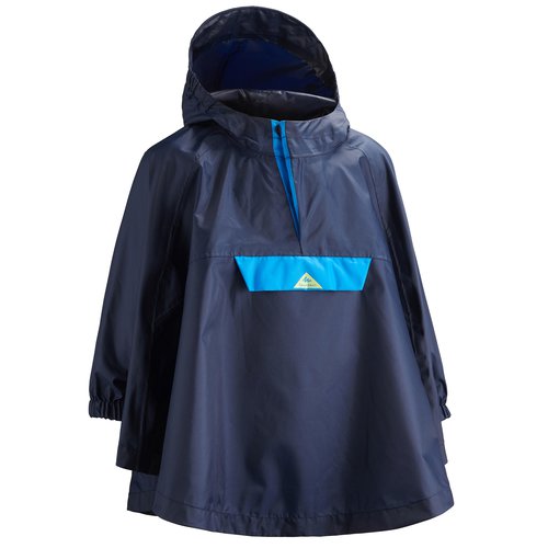 Quechua Regencape Kinder Gr. 92–116 Wandern - MH100 marineblau