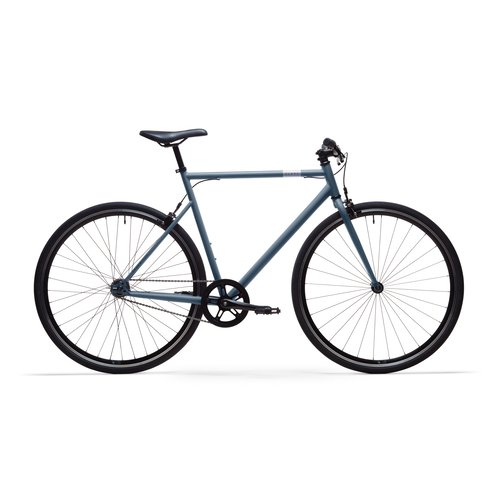 ELOPS City Bike 28 Zoll Elops Speed 500 Singlespeed/Fixie blau