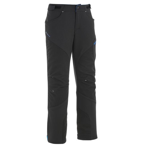 QUECHUA Softshellhose MH550 Kinder Jungen Gr.122–170 schwarz