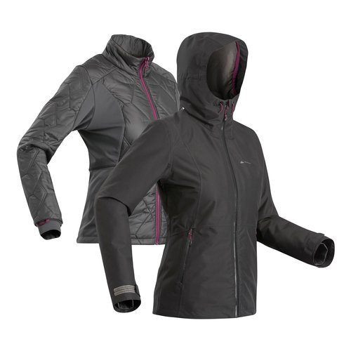 Forclaz Funktionsjacke 3in1 Damen 3-in-1-Jacke Damen Bis -10 °C
