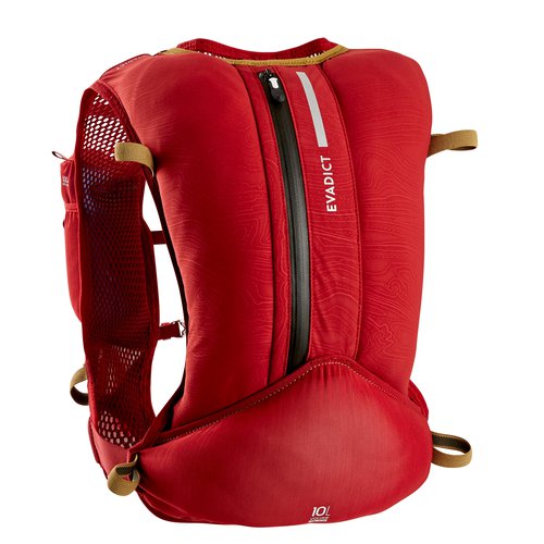 Evadict Trailrucksack Running 10 Liter bordeaux/rosa