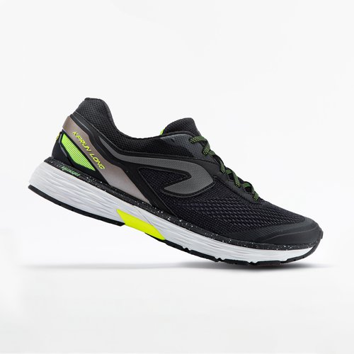 Kiprun Laufschuhe Kiprun Long 2 Herren schwarz/gelb