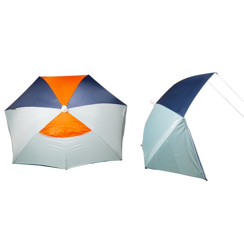 RADBUG Strandmuschel UV-Schutz 50+ Iwiko orange/blau