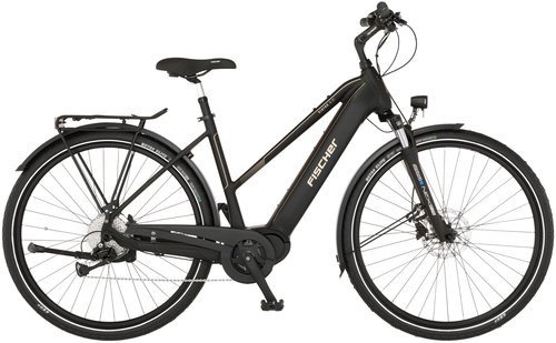 Fischer Fahrrad E-Bike "VIATOR 4.2i 711", 9 Gang, Shimano, Acera, Mittelmotor 250 W, (mit Faltschloss), Pedelec, Elektrofahrrad für Damen u. Herren