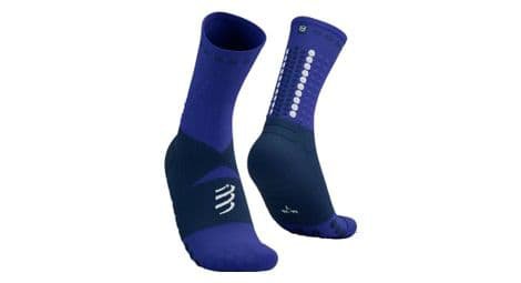 Compressport ultra trail socks v2 0 hight blau
