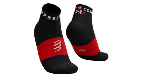 Compressport ultra trail socks v2 0 low schwarz rot