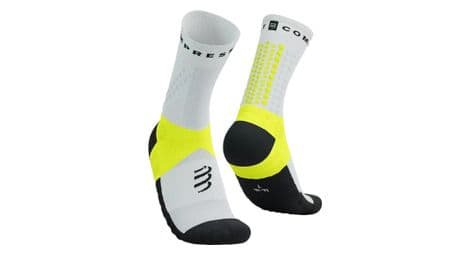 Compressport ultra trail socks v2 0 hight weis schwarz gelb