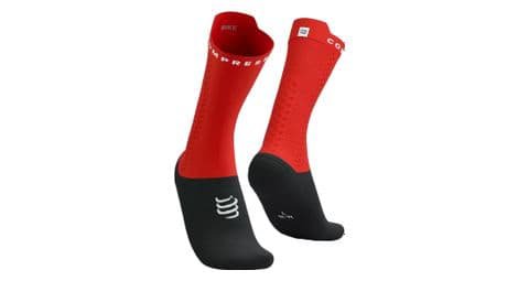 Compressport pro racing socks v4 0 bike rot schwarz
