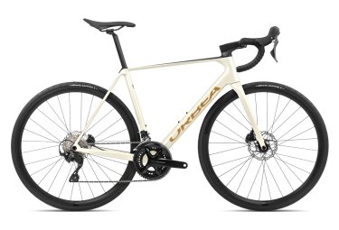 Orbea orca m30 rennrad shimano 105 12s 700 mm elfenbein weis burgundisch rot 2024
