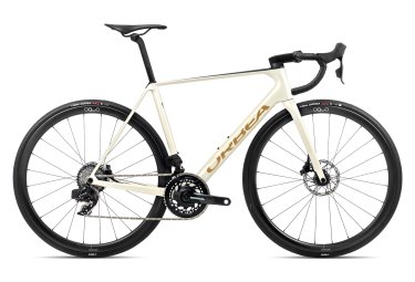 Orbea orca m21eteam pwr rennrad sram force etap axs 12s 700 mm elfenbein weis burgundisch rot 2024