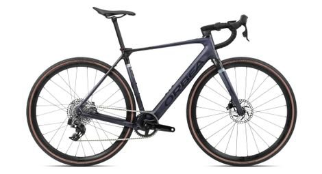 Orbea gain m31e 1x elektro rennrad sram rival xplr etap axs 12v 350 wh 700 mm tanzanite blue purple carbon view 2024
