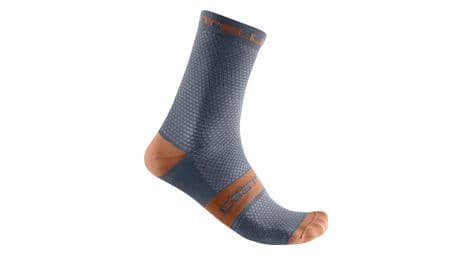 Castelli unisex superleggera socken t 12 blau braun