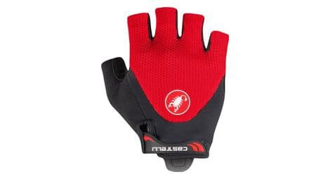 Castelli arenberg gel 2 kurze handschuhe rot