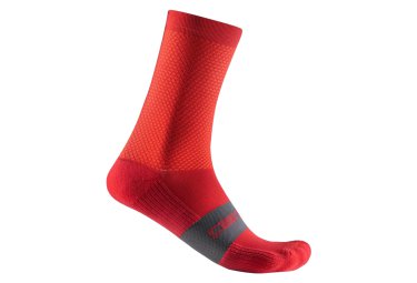 Castelli unisex espresso 15 socken rot