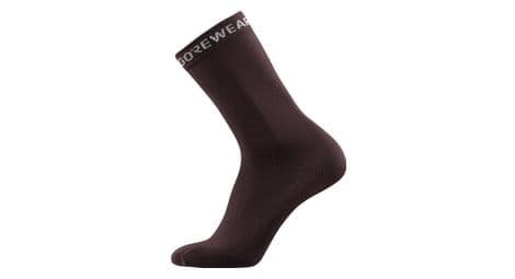 Gore Wear essential socken braun