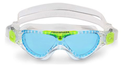 Aquasphere vista jr schwimm maske blau gefarbt transparent