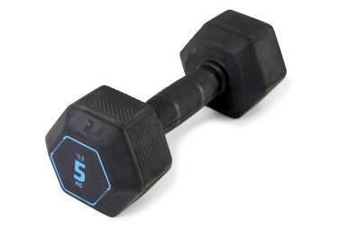 Decathlon hantel corength hex dumbell 5kg schwarz