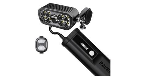 Ravemen mtb travel 9 led frontlicht  6000 lumen  externer akku
