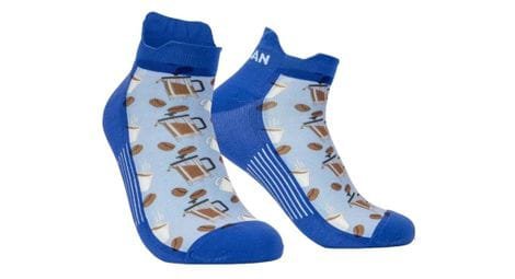 Nathan socken fuel speed tab vapor coffee blau