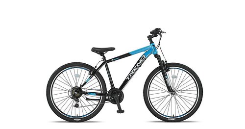 Hoopfietsen 27,5 Zoll Mountainbike Altec Trend Federgabel 21 Gänge schwarz/blau