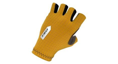 Q36.5 kurze handschuhe q36 5 pinstripe gelb