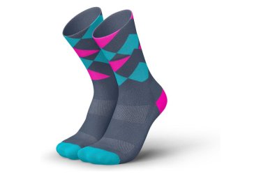 Incylence peaks running socks blau pink