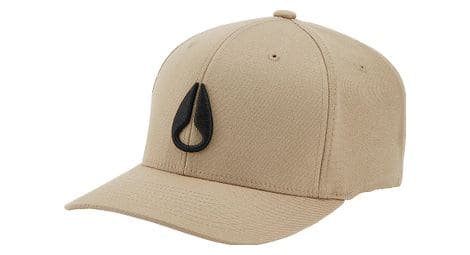 Nixon unisex deep down ff athletic fit cap beige schwarz