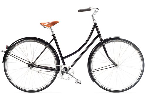 Pelago Brooklyn 3C City Bike - Schwarz
