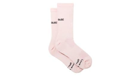 Quoc all road socks pink dust
