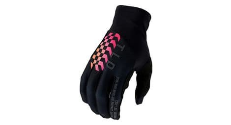 Troy Lee Designs lange handschuhe flowline flipped schwarz