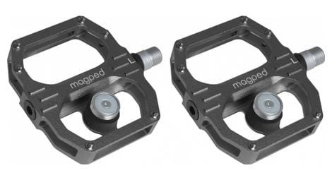 Magped refurbished produkt   paar sport 2 magnetpedale  magnet 100n  grau