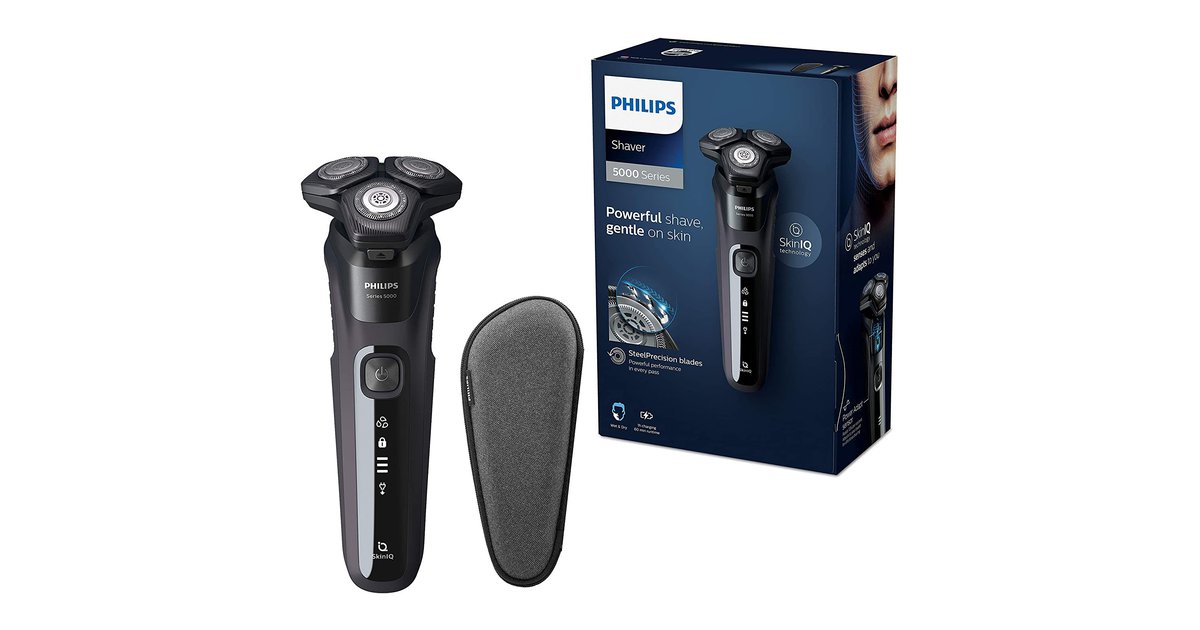 Philips Elektrorasierer Series 5000 S5588/30, mit SkinIQ Technologie