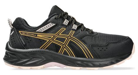 Asics gel venture 9 waterproof trail schuh schwarz orange damen