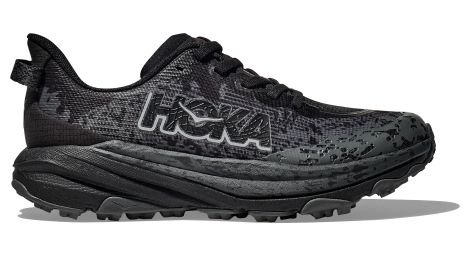 Hoka One One hoka speedgoat 6 youth trailrunning schuhe schwarz grau kinder