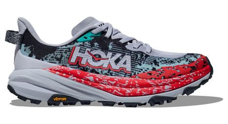 Hoka One One hoka speedgoat 6 trailrunning schuhe blau rot damen