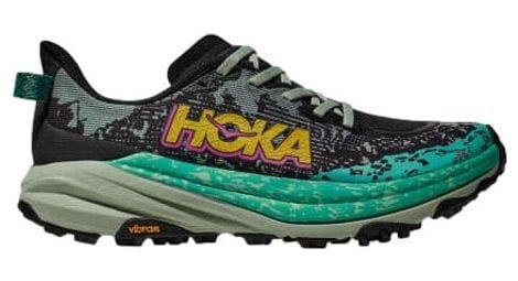 Hoka One One hoka speedgoat 6 trailrunning schuhe schwarz grun damen