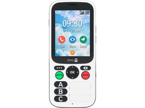 Doro 780X Handy, SchwarzWeiß