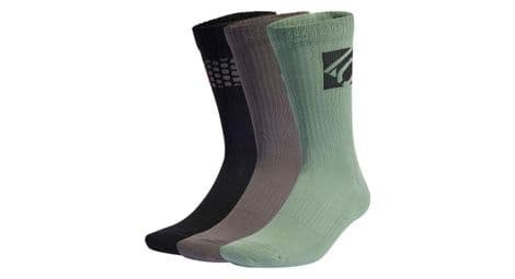 Five Ten 3er pack socken schwarz violett grun