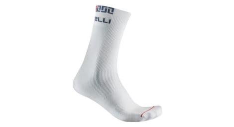 Castelli unisex socken bandito merino 18 weis